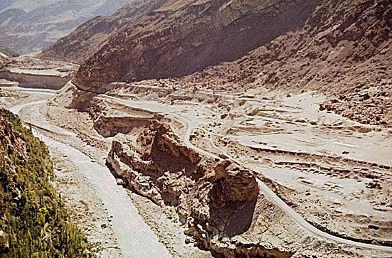 Blick von Altit auf Hunza-Haldeikish