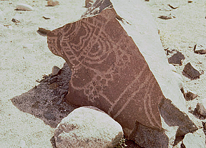 Gesprengte Felszeichnung